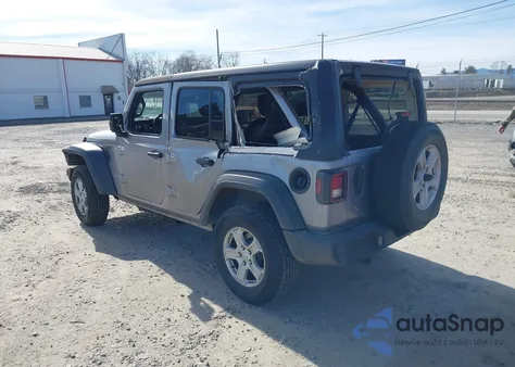 2020 Jeep Wrangler Unlimited Sport S 4X4 from USA, damaged, VIN 1C4HJXDN6LW272357